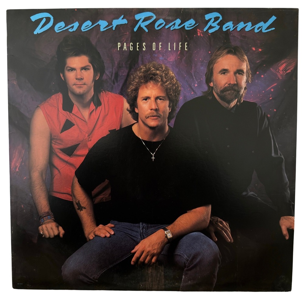 Desert Rose Band Pages of Life Vinyl LP MCA-42332 1990 Country Rock Record